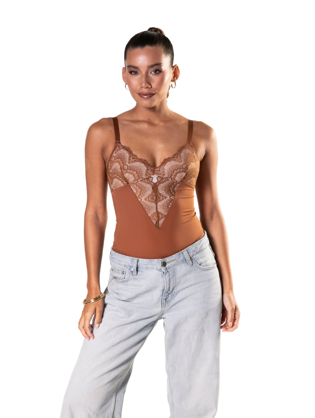 Shapewear half kanten Bodysuit
